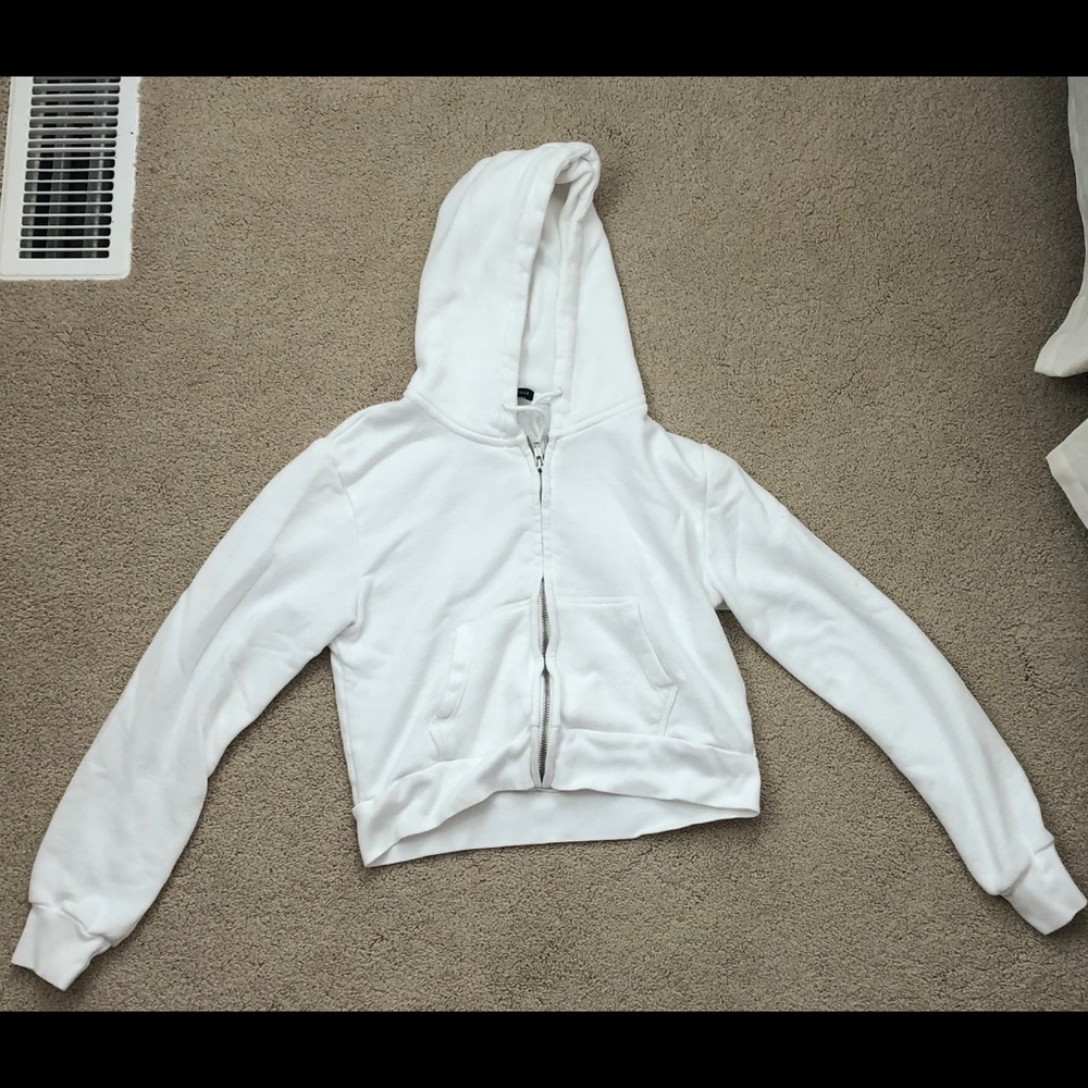 brandy melville cropped hoodie
